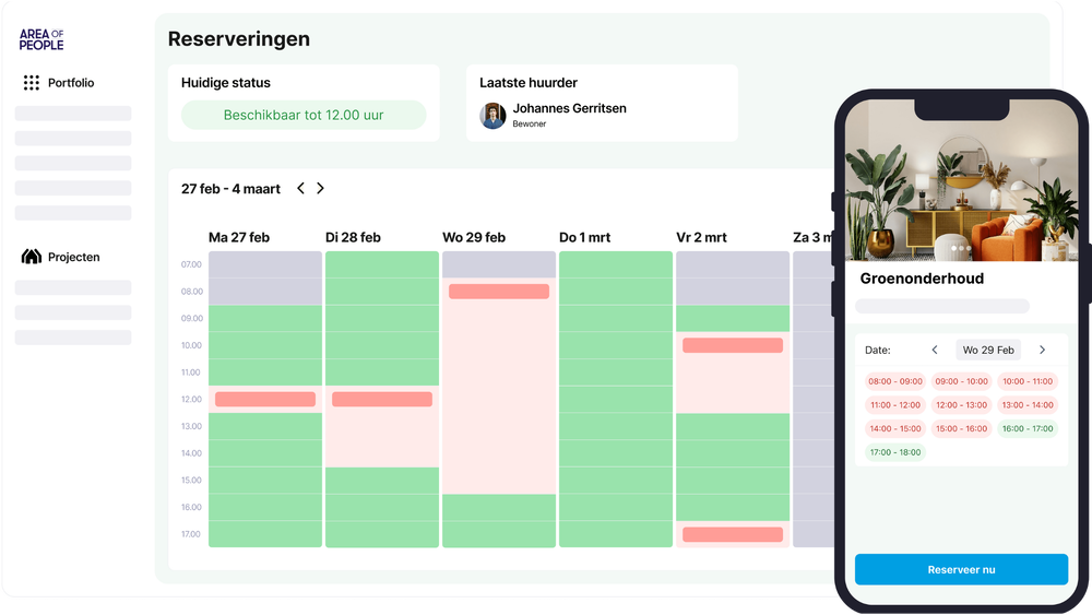 Groenonderhoud beter plannen met de reserveringstool